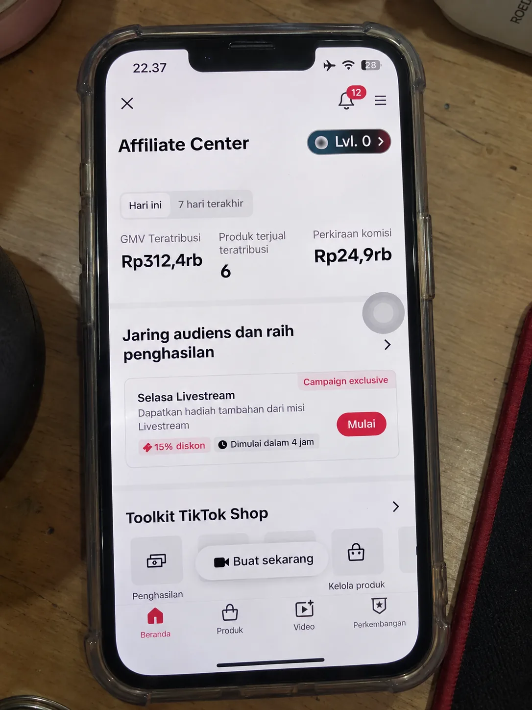 Screenshot hasil pengguna AFITIK 3